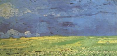 Vincent Van Gogh Wheat Field under Clouded Sky (nn04) oil painting image